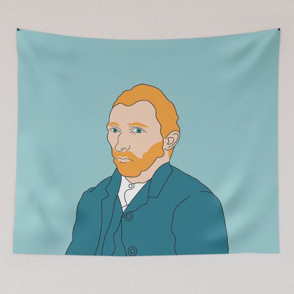 Item preview, Vincent Van Gogh- Illustration designed and sold by rangwaali.