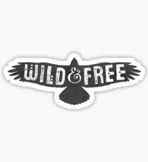 Wild frei Sticker