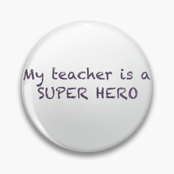 Item preview, My teacher is a superhero  designed and sold by amatoarts.