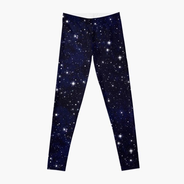 Blue Galaxy Stars Leggings