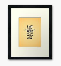 The Side of the Angels Framed Print