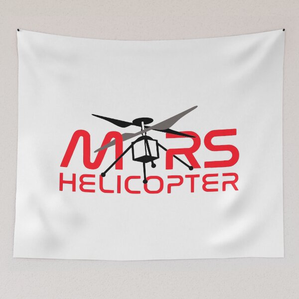 Item preview, JPL's Mars Helicopter "Ingenuity" Logo designed and sold by Nikki SpaceStuffPlus.