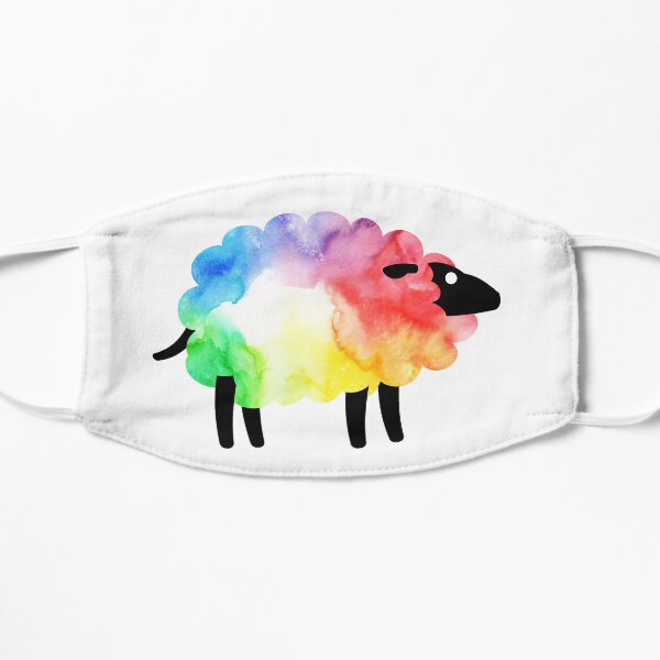 Rainbow Sheep Mask