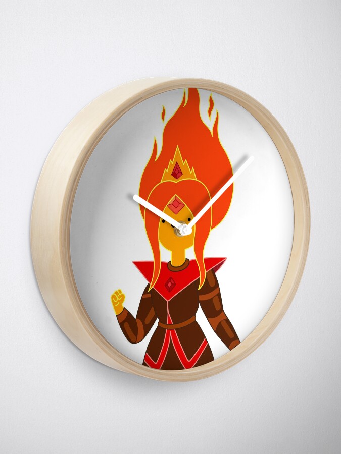 Alternate view of Flame Princess Clock