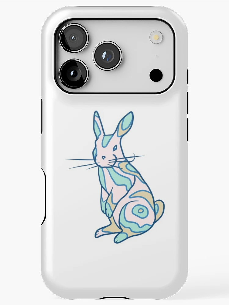 Thumbnail 1 of 4, iPhone Case, Colorful Rabbit designed and sold by kallydru.