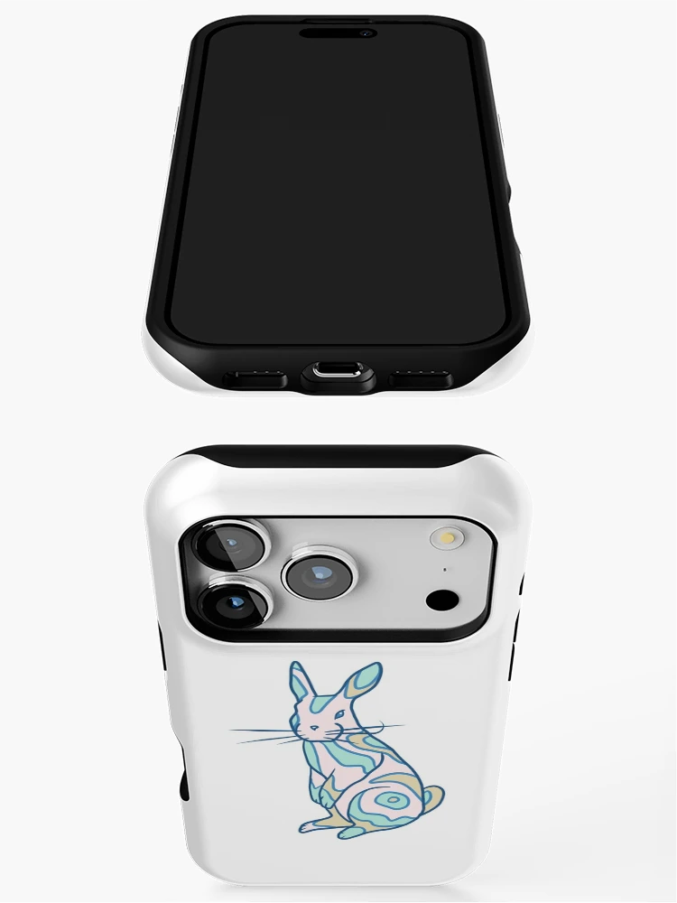 Thumbnail 3 of 4, iPhone Case, Colorful Rabbit designed and sold by kallydru.