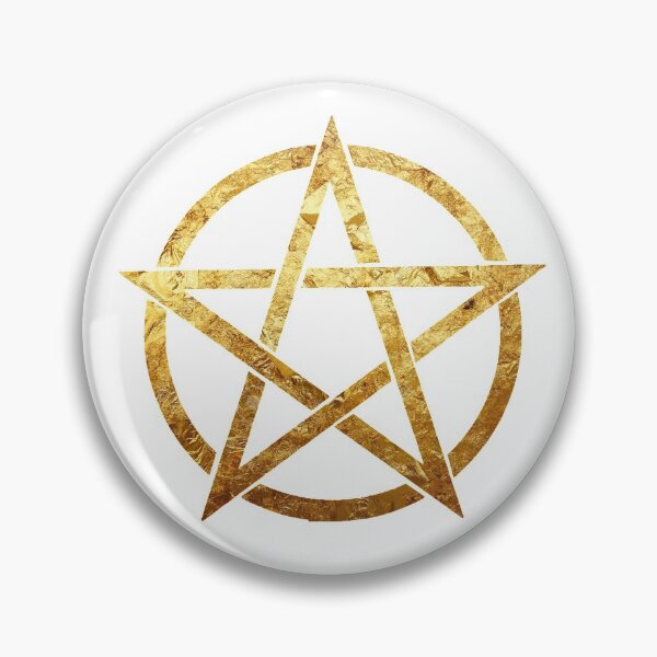 Item preview, golden pentagram designed and sold by inkedribbon.