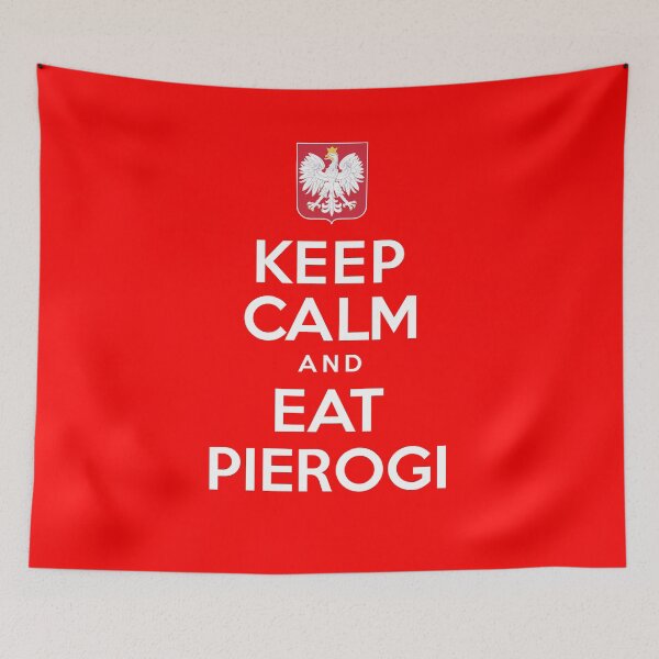 Item preview, Keep Calm And Eat Pierogi Polish Food designed and sold by jaycartoonist.