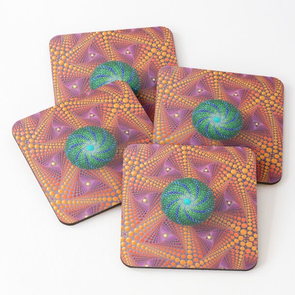 Item preview, Mandala stone on canvas designed and sold by viodots.