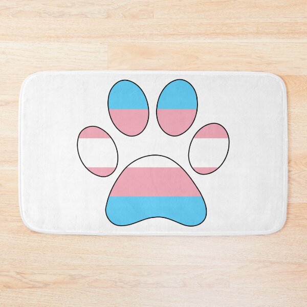 Item preview, Trans Pride Paw Print designed and sold by NatLeBrunDesign.
