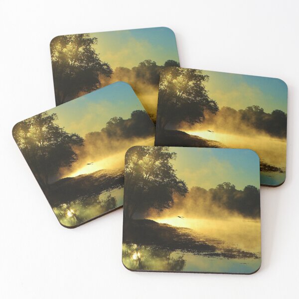 Item preview, Morning Mist over Lake Wylie designed and sold by floofpictures.