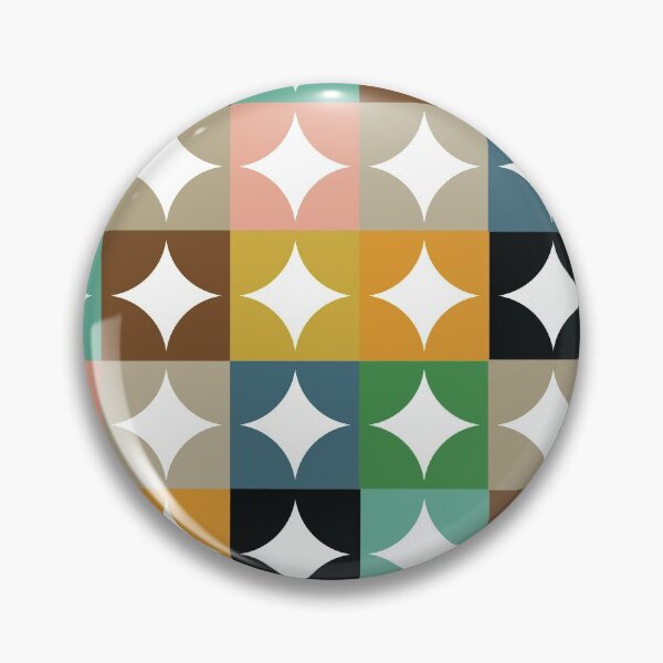 Item preview, Retro Circles and Diamonds designed and sold by Makanahele.