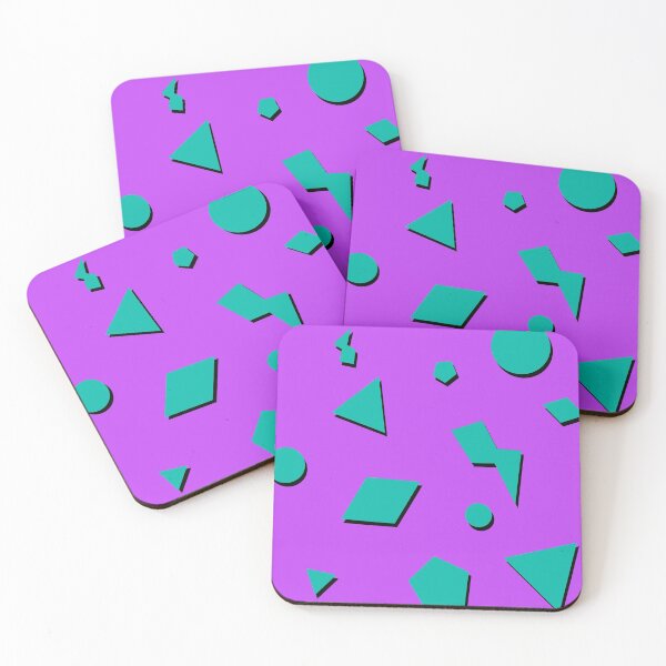 Item preview, Teal 90s Shape Pattern designed and sold by mtnmd.