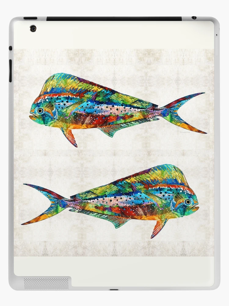 Flipper Aquarium Mat with Tang Art