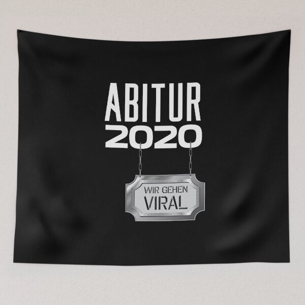 Item preview, Abitur 2020 - We go VIRAL - graduation shirt designed and sold by ArticaDesign.