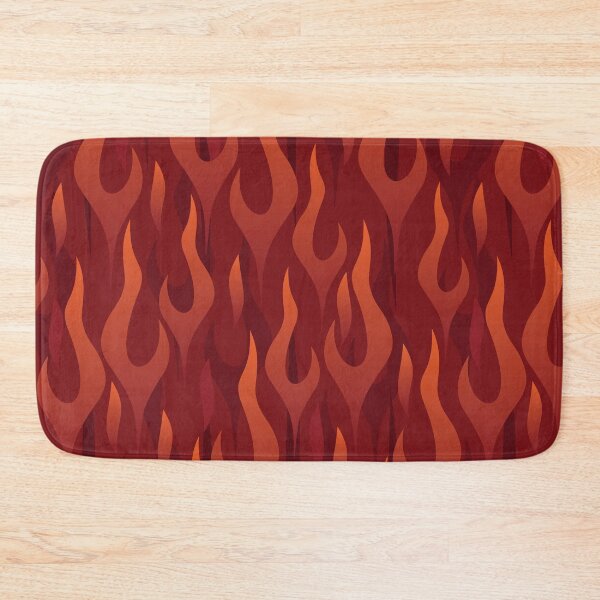 Item preview, Red Hot Flames Fire Seamless Repeating Pattern designed and sold by hobrath.