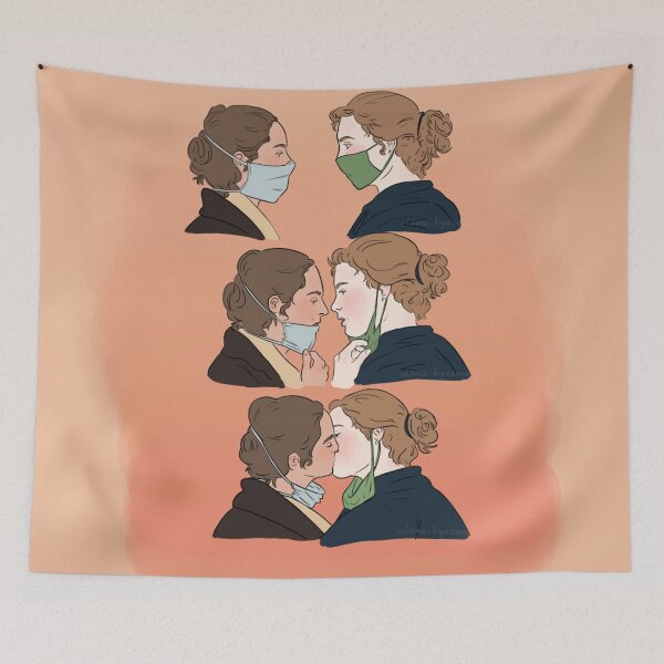 Aperçu de l'œuvre Portrait d'un baiser en feu créée et vendue par LauraHiye.