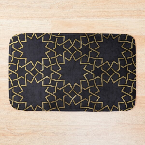 Item preview, Golden Islamic Middle Eastern Arab Mandala Pattern designed and sold by Mandala Peace.