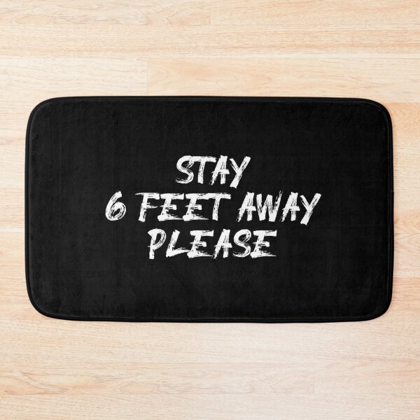 Item preview, Face Mask Stay 6 Feet Away Please Social Distancing Mask Mask designed and sold by ambaart.