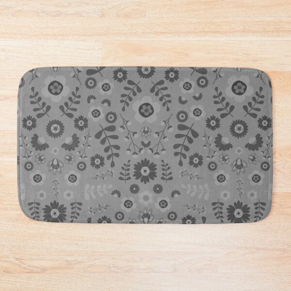 Item preview, gray floral designed and sold by rianfee.