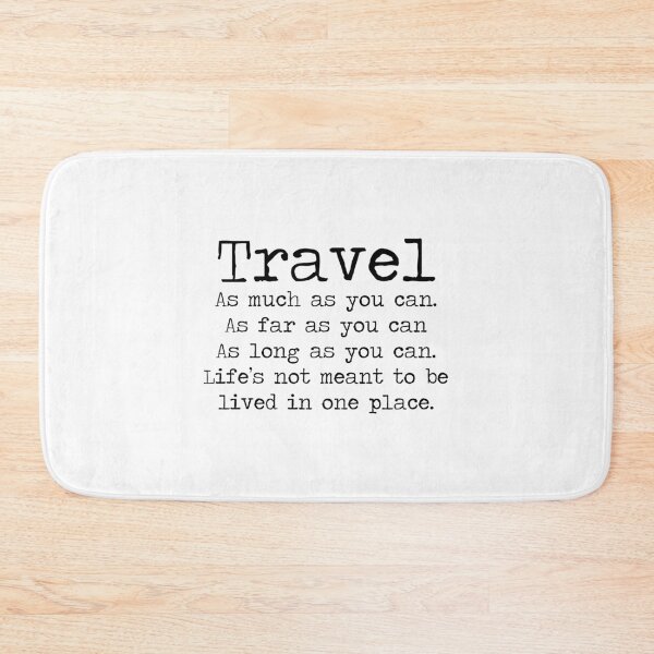 Item preview, Travel quote designed and sold by luggagestickers.