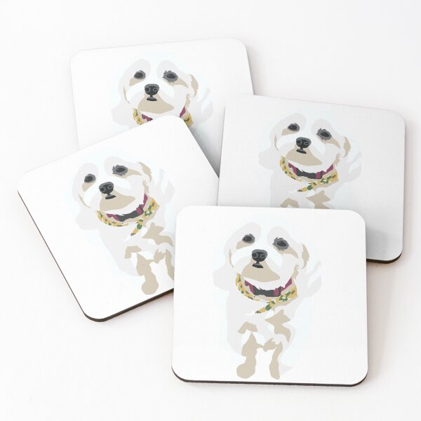 Item preview, Maltipoo with bandana  designed and sold by baileybennati.