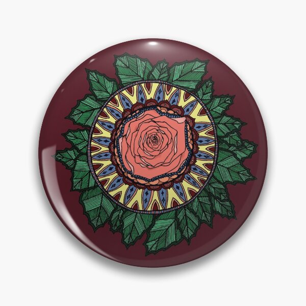 Item preview, Rose Mandala designed and sold by Jennie Clayton.