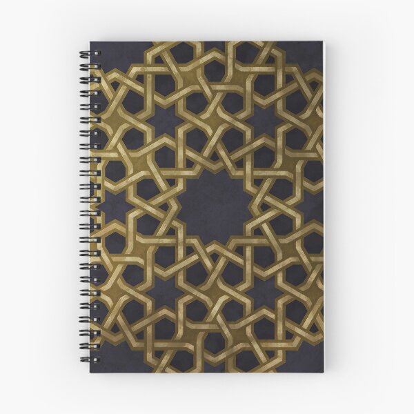 Item preview, Golden Islamic Middle Eastern Arab Mandala Pattern designed and sold by Mandala Peace.