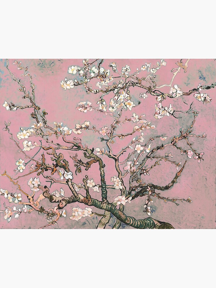 Almond Blossom Vincent Van Gogh Pink Pastel Art Board Print By Dejavustudio Redbubble