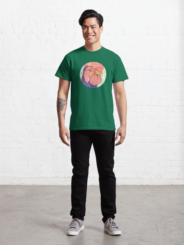 Alternate view of Rooster Drawing - 2015 Classic T-Shirt