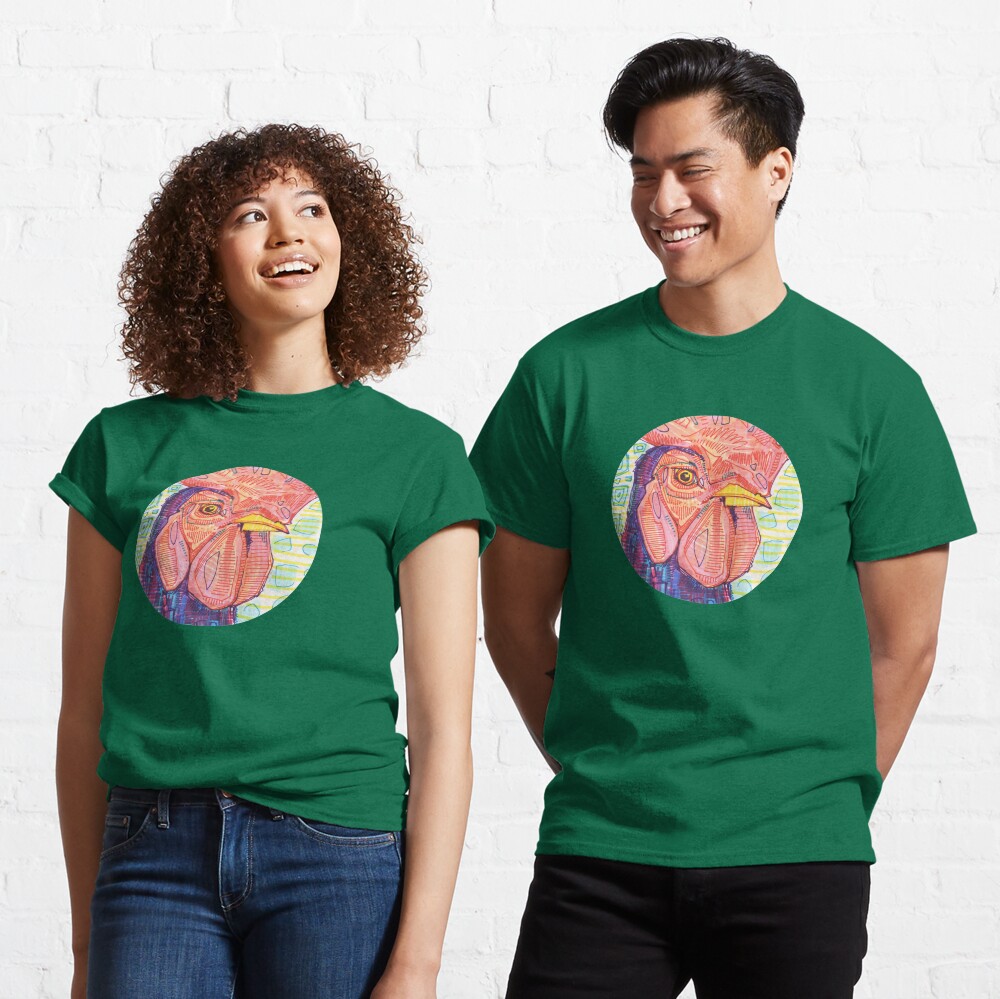 Rooster Drawing - 2015 Classic T-Shirt