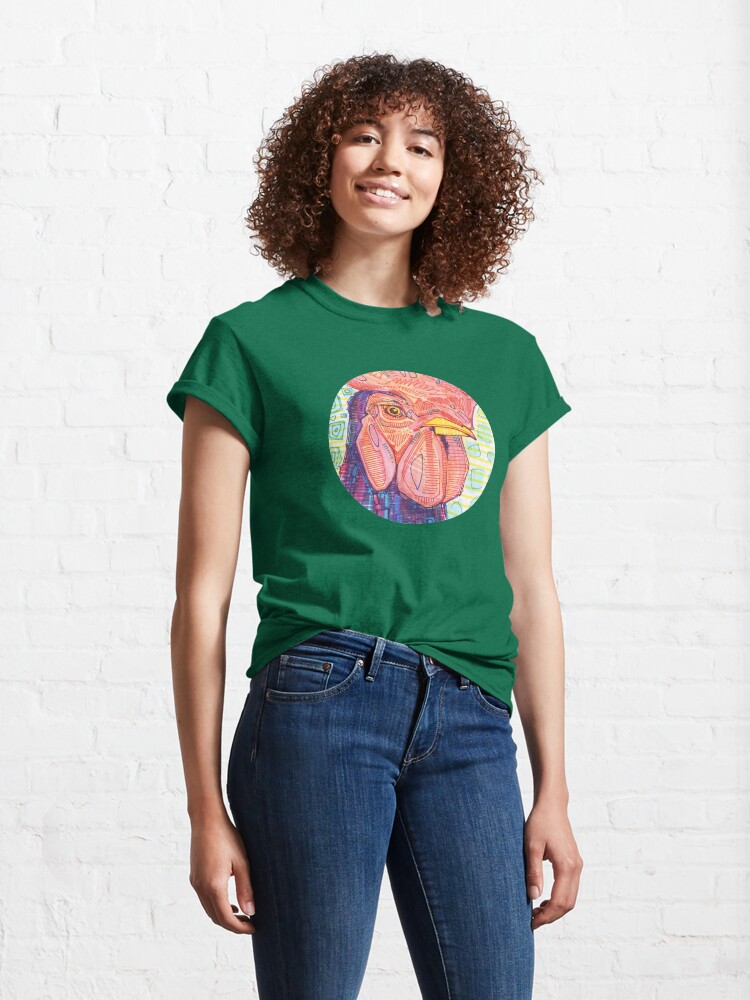 Alternate view of Rooster Drawing - 2015 Classic T-Shirt