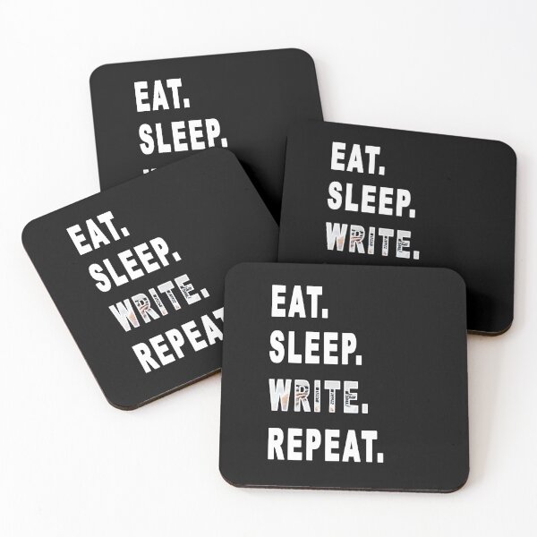 Item preview, Eat. Sleep. Write. Repeat. designed and sold by iamhewho.