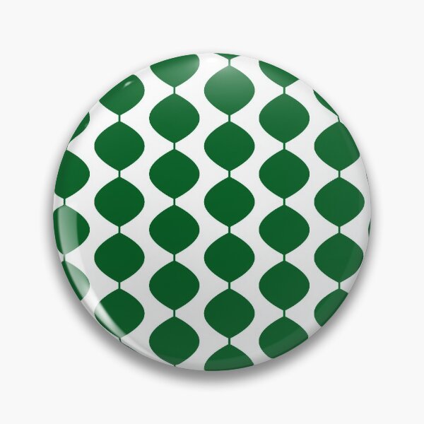 Item preview, Mid Century Modern Retro 60s Waves Pattern  (Yellow Green Darker) designed and sold by Makanahele.