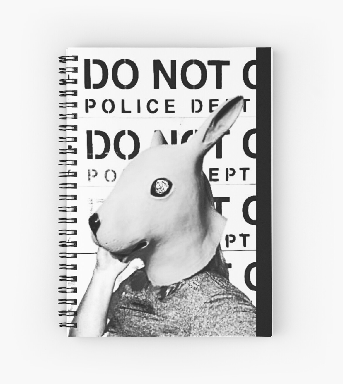 "Land of No Rules" Spiral Notebook by bunhuggerdesign Redbubble