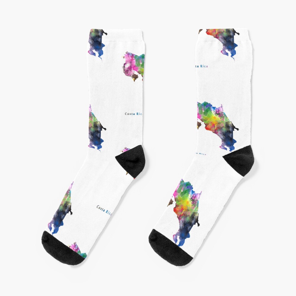 "Costa Rica" Socks for Sale by MonnPrint Redbubble