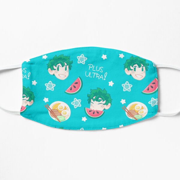 deku summer pattern Flat Mask