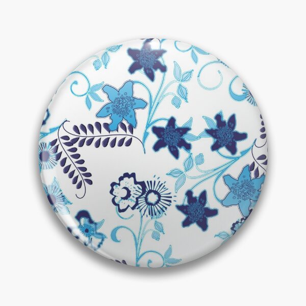 Item preview, Blue Floral Garden designed and sold by m2inspiration.