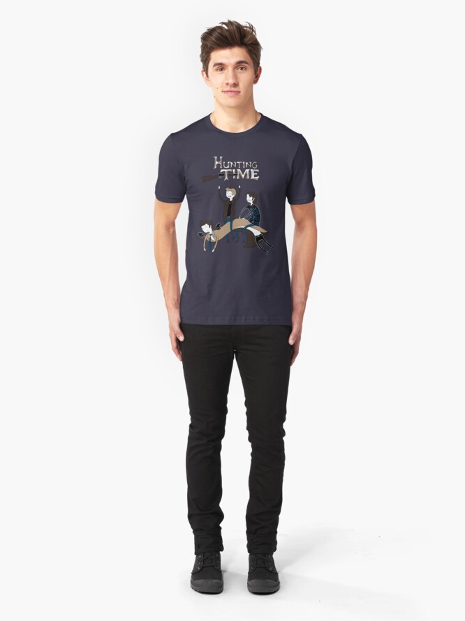 Alternate view of Hunting Time. Slim Fit T-Shirt