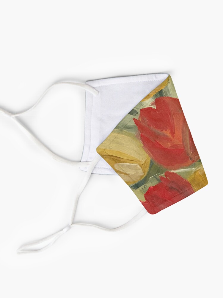 Alternate view of Tulips Mask