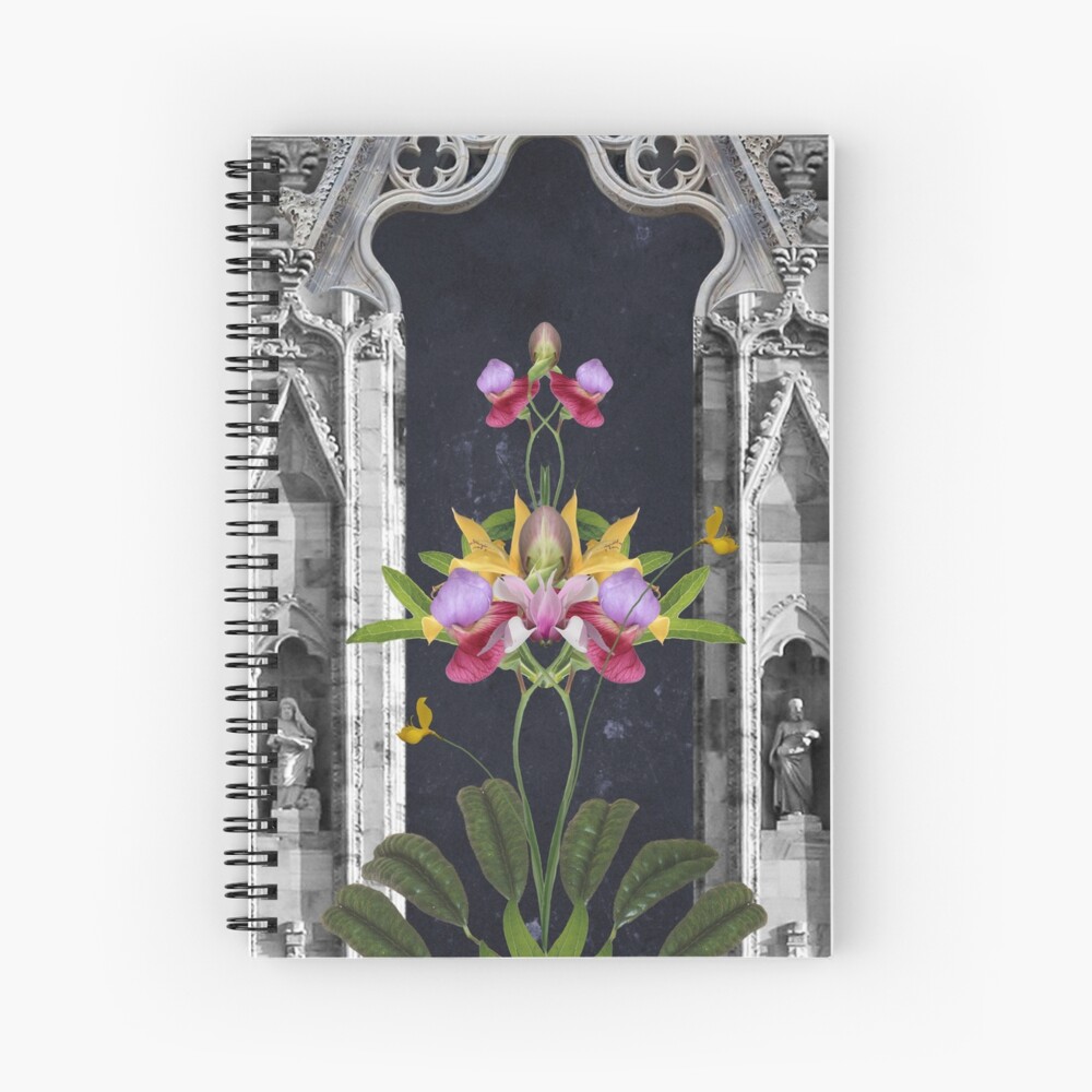 Faith - Religion, spirituality, flowers, architecture Spiral Notebook