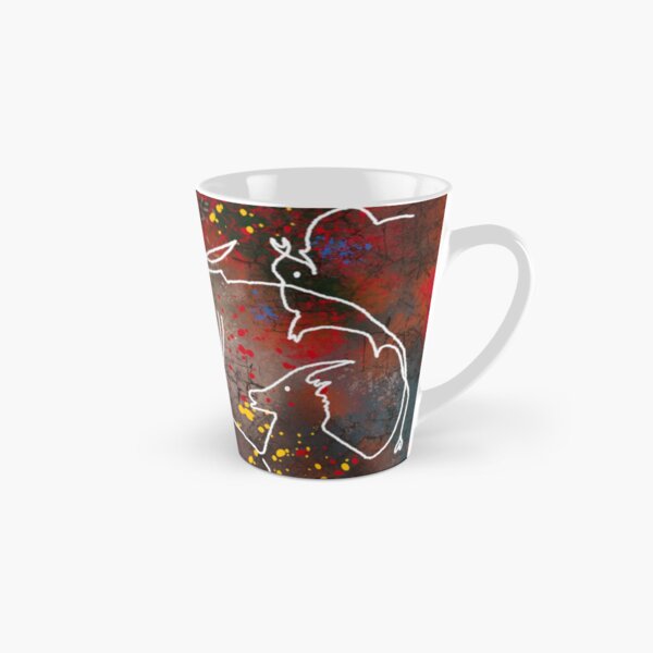 Digital Stone Age Collage 01: Rouffignac Tall Mug