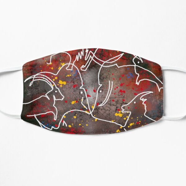 Digital Stone Age Collage 01: Rouffignac Mask