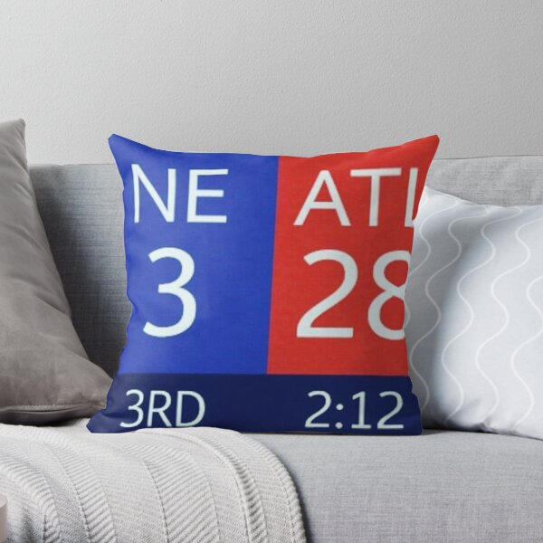 The Falcons 28-3 Lead Throw Pillow