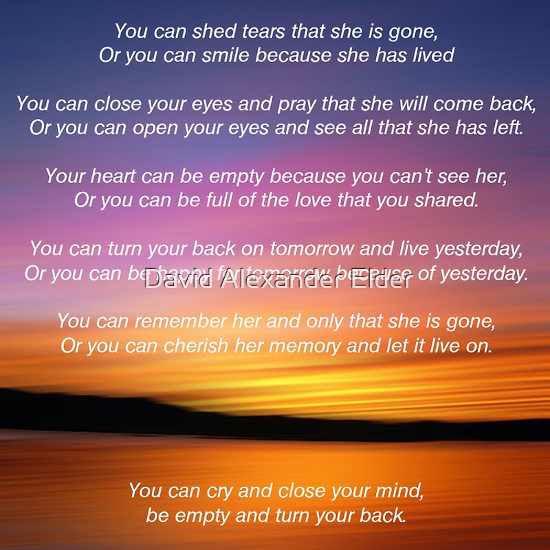 She is gone! Reality quotes, Funeral poems, Go for it quotes