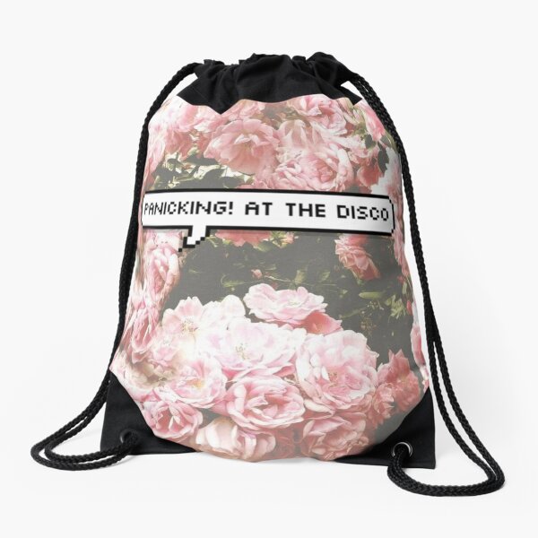 panicking! at the disco Drawstring Bag