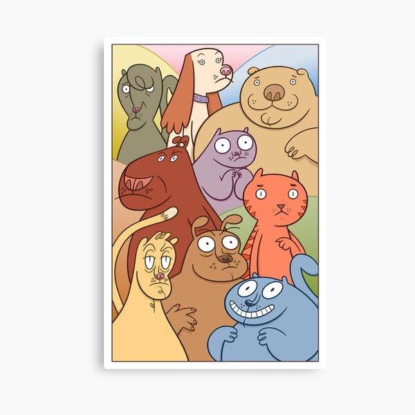 Cats and Dogs Canvas Print