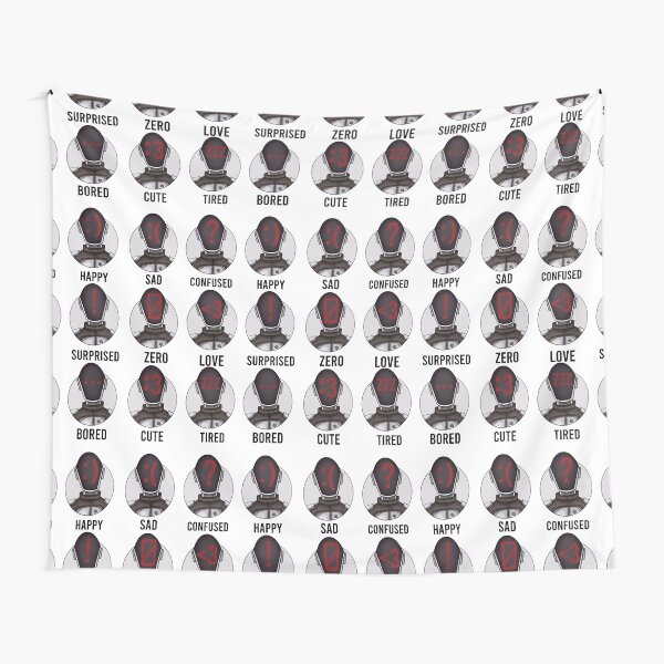 Item preview, Borderlands Zer0 Facial Expressions designed and sold by CaptainShivers.