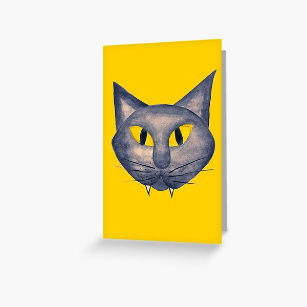 Halloween cat Greeting Card