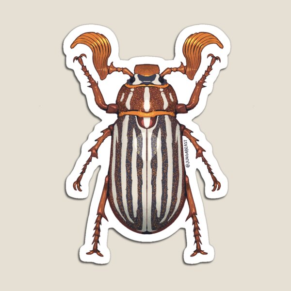 Item preview, Ten-lined June Beetle designed and sold by JungaBeast.